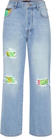 Philipp Plein Denim Trousers Loose Fit insert New Baroque