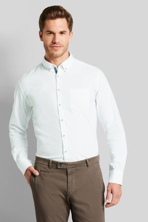 Bugatti Herren Oxford overhemd met button-down kraag