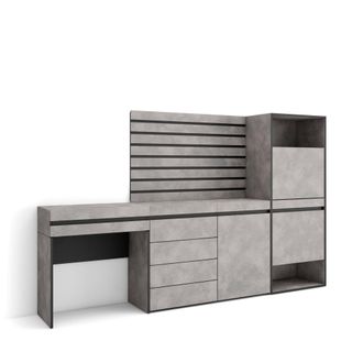 Skraut Home Skraut Home - Zapatero, Armario Zapatos Botas, 237x145x35 Cm, Dormitorio, Habitaci&oacute;n, C&oacute;moda, Cajonera, Listones Decorativos, Tocador, Estilo Moderno,