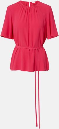 Joseph Libby belted crepe blouse