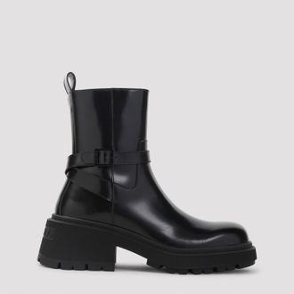 Jimmy Choo London Soft Box Calf Conny Flat Boots