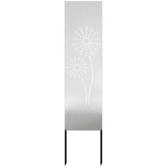 vidaXL Pantalla De Privacidad Para Jard&iacute;n Calado Plateado 32 X 140 Cm Vidaxl