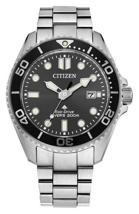 Citizen Promaster Dive Eco-Drive Bracelet Watch, 41mm in Silver-Tone at Nordstrom