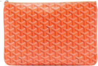 Goyard Pre-owned Clutches, female, Orange, Size: ONE SIZE Pre-owned The Senat Clutch