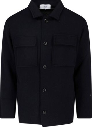 Lardini Camicia In Lana Vergine