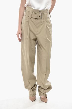 Bottega Veneta Pantaloni Carrot Fit ad 1 Pince con Cintura Bottega Veneta