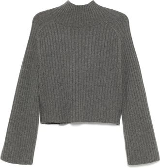 Reformation Maglione crop Brooke - Grigio
