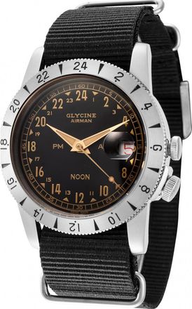 Glycine GL0377 Mens Airman Watch - Silver