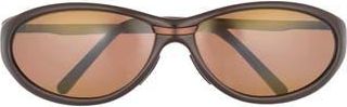 Maui Jim 65mm Oval Sunglasses in Brown Brown Bronze at Nordstrom Rack