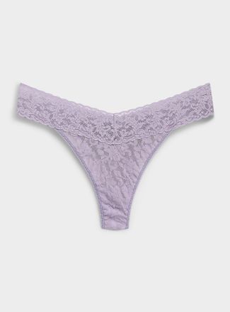 Hanky Panky Womens Stretch lace thong Nylon