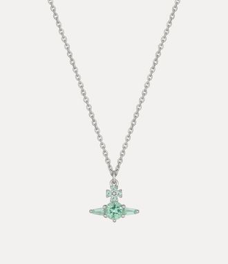 Vivienne Westwood Ofelia Pendant Necklace Platinum-light-green-cz Platinum-light-green-cz Women