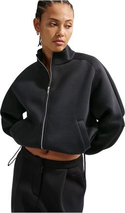 Nike Pregame Fleece Oversized Track Jacket - Dames - Sport - Zwart - Maat: M Fleece