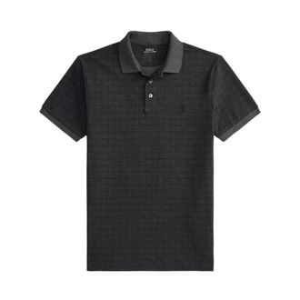 Polo Ralph Lauren Polo con motivo Glen-check ricamato - - Tops - Uomo - Nero - L
