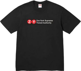 SUPREME T-shirt Zoo York Transit SS 25 - Black - Nero