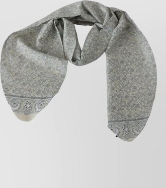 Ermanno Scervino silk floral-print scarf