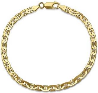 HMY Jewelry Mens Thin Mariner Chain Bracelet in Gold at Nordstrom Rack