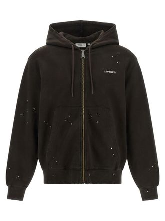 Carhartt Work in Progress Brown Printed Hoodie