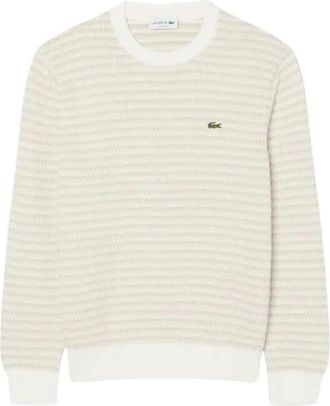 Lacoste Maglieria Girocollo - - Knitwear - Uomo - Beige - XS