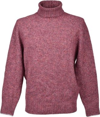 Brunello Cucinelli Grape Wool Blend Turtleneck Sweater, Brand Size 52 (US Size 42)