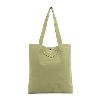 Lancaster Schoudertas Tote - Dames - Tassen - Groen - Maat: ONE Size Su&egrave;de