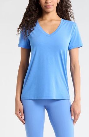 Zella Breathe Active T-Shirt in Blue Azurite at Nordstrom, Size X-Small