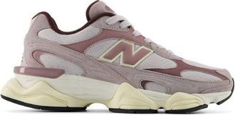 New Balance Unisex 9060R in Grigio/Beige, Pelle Scamosciata/Rete, Taglia 37.5