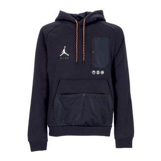 Nike Jordan Hoodies, male, Black, Size: XL Statement Fleece Hoodie Black