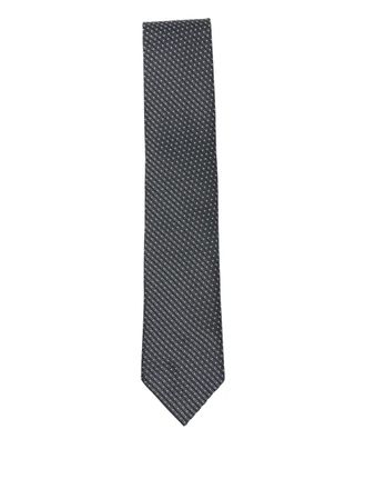 Ermenegildo Zegna silk tie - men - Silk - One Size - Grey