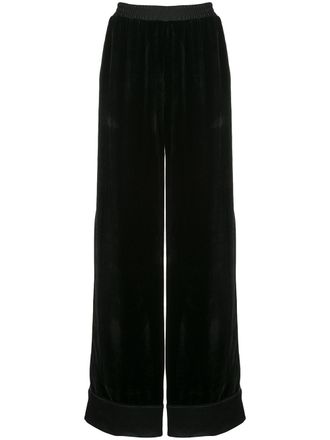 Mary Katrantzou Pantaloni a gamba ampia - Nero