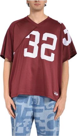 Arte Sportswear, male, Red, Size: 2XL V-neck Oversized Sweater