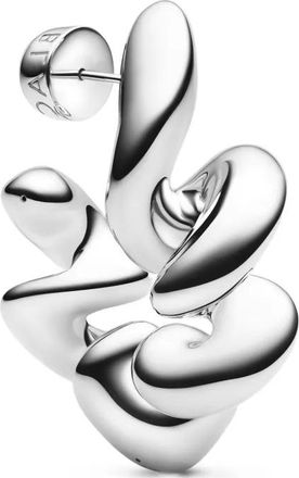 Maria Black Orecchino a cerchio effetto spirale - Argento