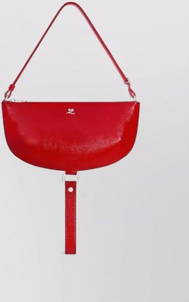 Courr&egrave;ges eclipse moon shoulder bag adjustable strap