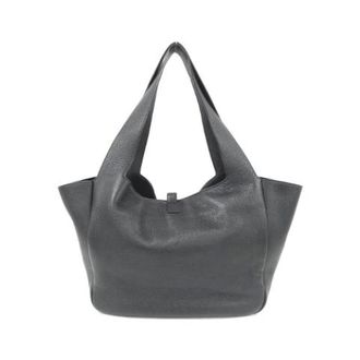Saint Laurent Pre-owned LE 5 A 7 BEA Deerskin Bag - Dames - Pre-owned - Zwart - Maat: ONE Size Leer