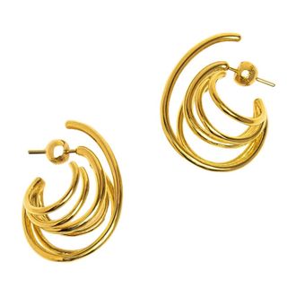 Panconesi Orbit Earrings Small - Dames - Oorbellen - Geel - ONE Size - Accessoires