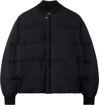 Off-white Arrow puffer jacket - women - Polyamide/Polyester/Polyamide/Feather Down - S - Black