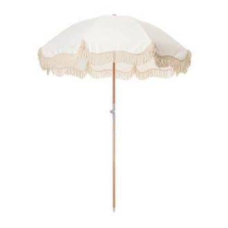 Business & Pleasure Co Parasol Premium Beach - White - Reclaimed glued laminated timber