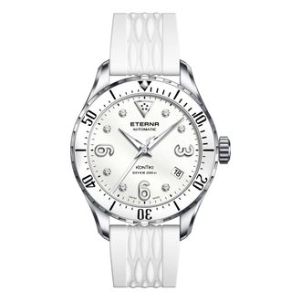 Eterna Lady Kon Tiki Automatic 38mm - Dames - Horloges - Wit - ONE Size - Accessoires