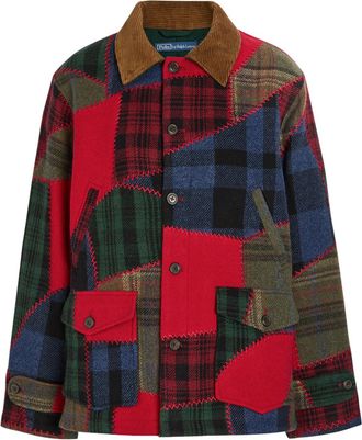Polo Ralph Lauren Patchwork Wool-blend Jacket - Multicoloured 1 - XL (UK16 / XL)