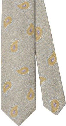 Robert Talbott Robert Pine Geo Jacquard Best of Class Necktie in Gold at Nordstrom