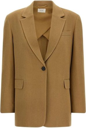The Row Ezri Single-Breasted Blazer - Jackets - Mujer - Marr&oacute;n - S