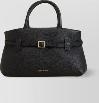 Manu Atelier leather shoulder bag