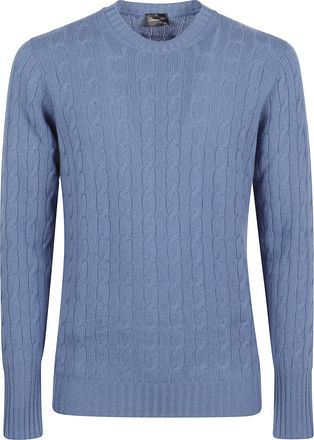 Drumohr Braided Cable Knit Sweater