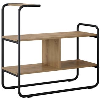 vidaXL Mesa Consola Roble Artesanal 80 X 35 X 75 Cm Vidaxl