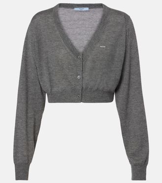 Prada Cropped cashmere cardigan