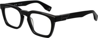 Police Black Cellulose Acetate Glasses Mens (Frames)