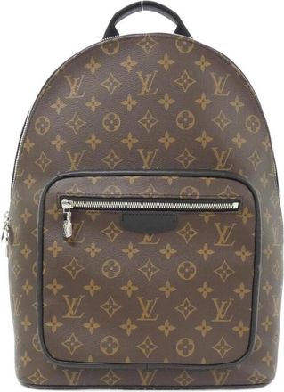Louis Vuitton Marron Coated Canvas Backpack (Pre-Owned)