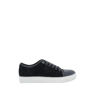 Lanvin Suede Lace-up Sneakers