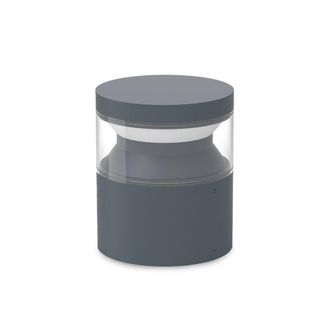 Netlighting Boeing 15cm LED Outdoor Pedestal Light Anthracite 3000K IP65 in Dark Grey