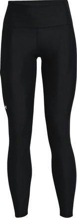 Under Armour Womens Standard HeatGear High No-Slip Waistband Pocketed Leggings, Black (001)/White, X-Small Short