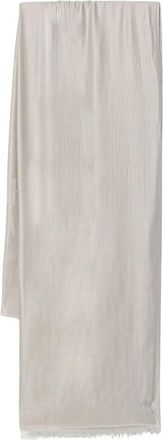Emporio Armani Viscose Sjaal - Heren - Accessoires - Grijs - Maat: ONE Size Viscose